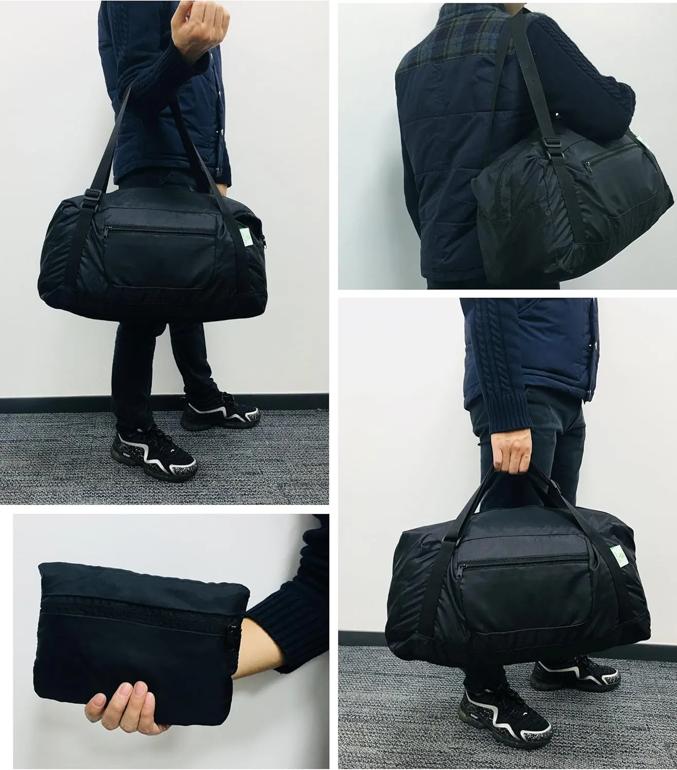 HOLYLUCK Foldable Travel Duffel Bag For Women & Men Luggage Great for Gym (Army Green)