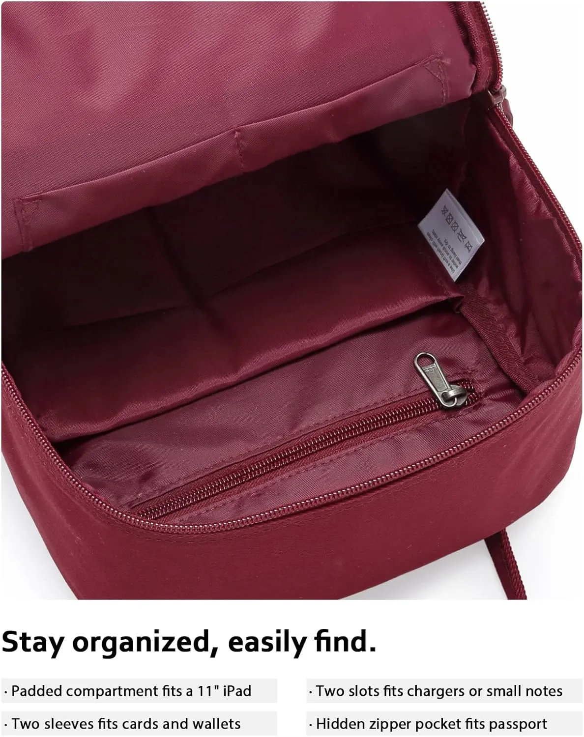 HotStyle BESTIE Mini Backpack Purse, Multiple Colors and Patterns, Small Sized
