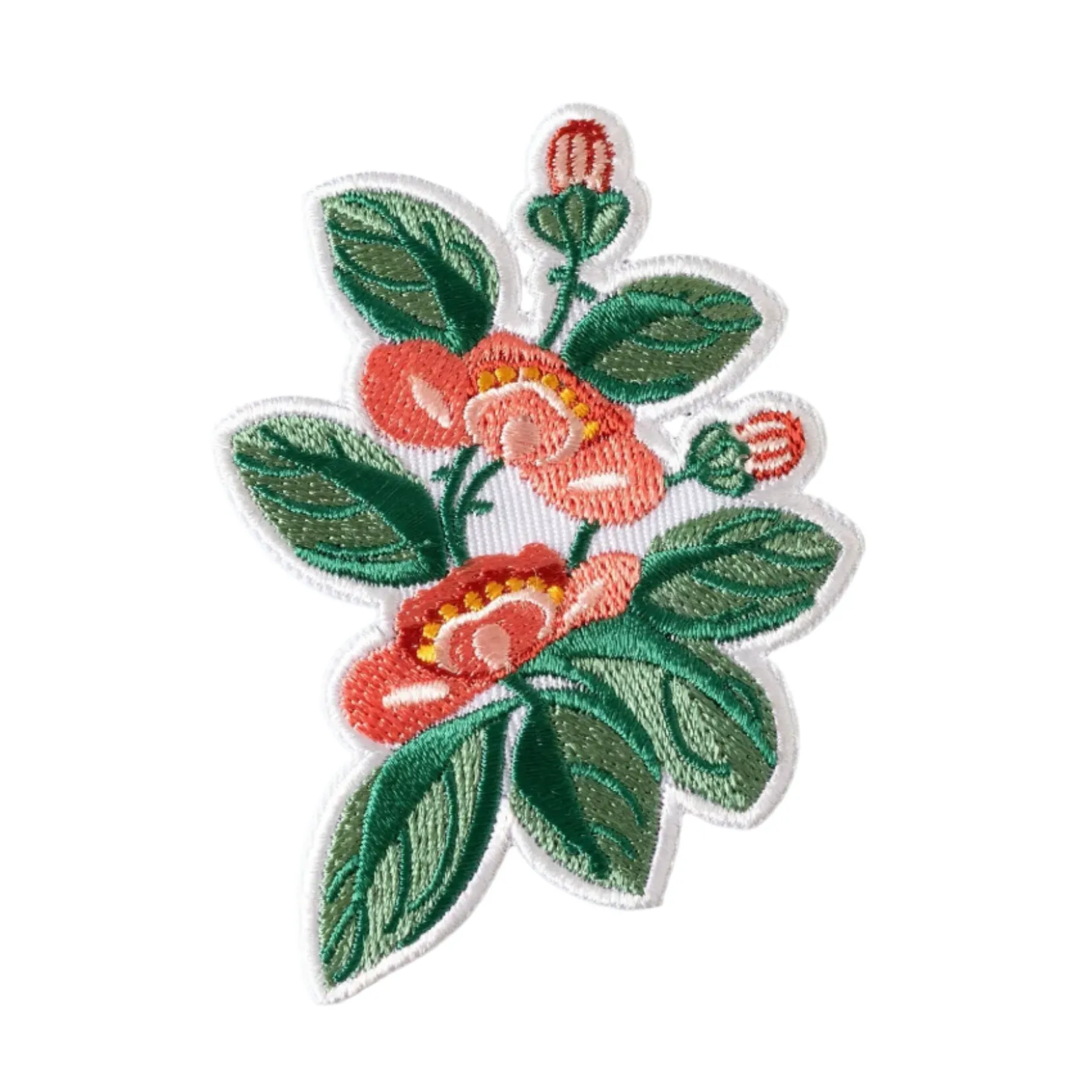 Iron-On Patch: Pink & Green Floral