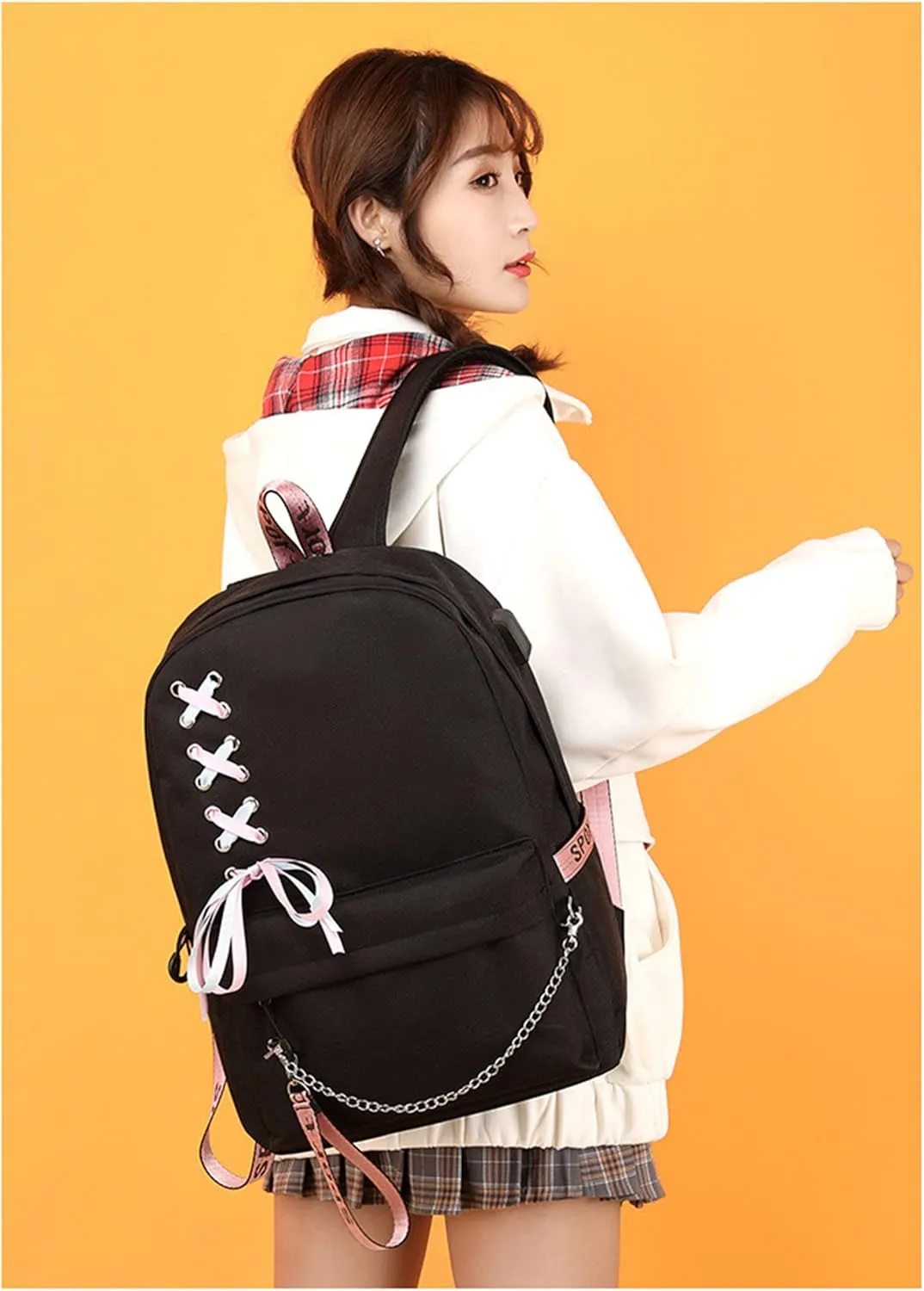 ISaikoy Anime Alya Sometimes Hides Her Feelings in Russian Backpack Bookbag Daypack School Bag 10