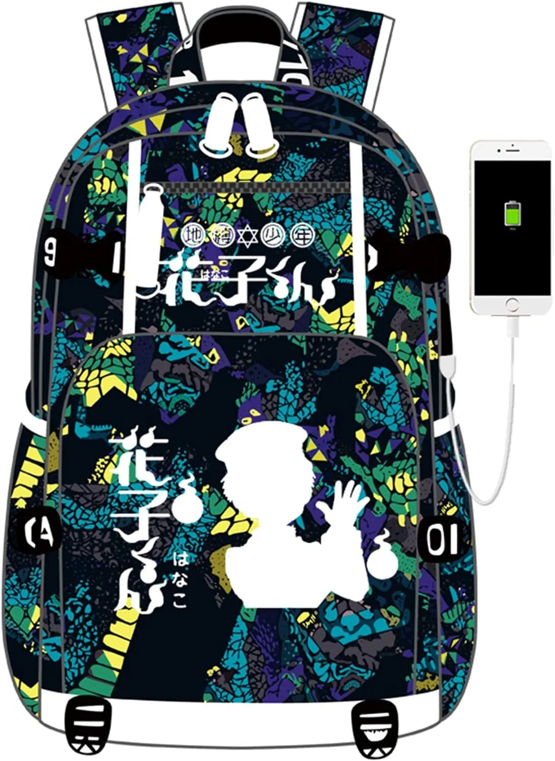 ISaikoy Toilet Bound Hanako kun Backpack Bookbag Daypack School Bag Shoulder Bag Style2