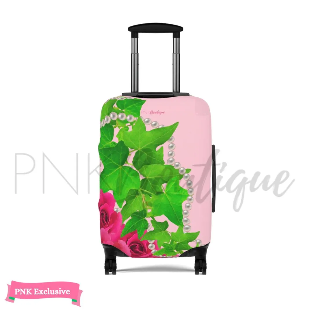 Ivy and Pearls Luggage Cover