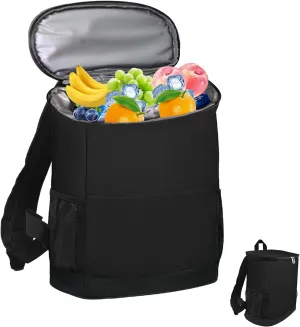 IYARKAI® Insulated Cooler Backpack, Backpack Cooler, 20 Can Backpack Cooler Leak Proof, Insulated Soft Cooler Bag, Lightweight, Cold-Weather Duffel Bag for Beach, Camping, Outdoor Activities