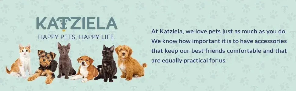 Katziela Rolling Pet Carrier - Airline Compliant with Removable Wheels - TSA Approved for Small Dogs and