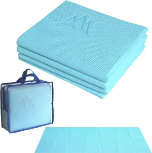 Khataland YoFoMat - Ultra Thick Best Foldable Yoga Mat with Travel Bag, Extra Long 72-Inch, Free From Phthalates & Latex
