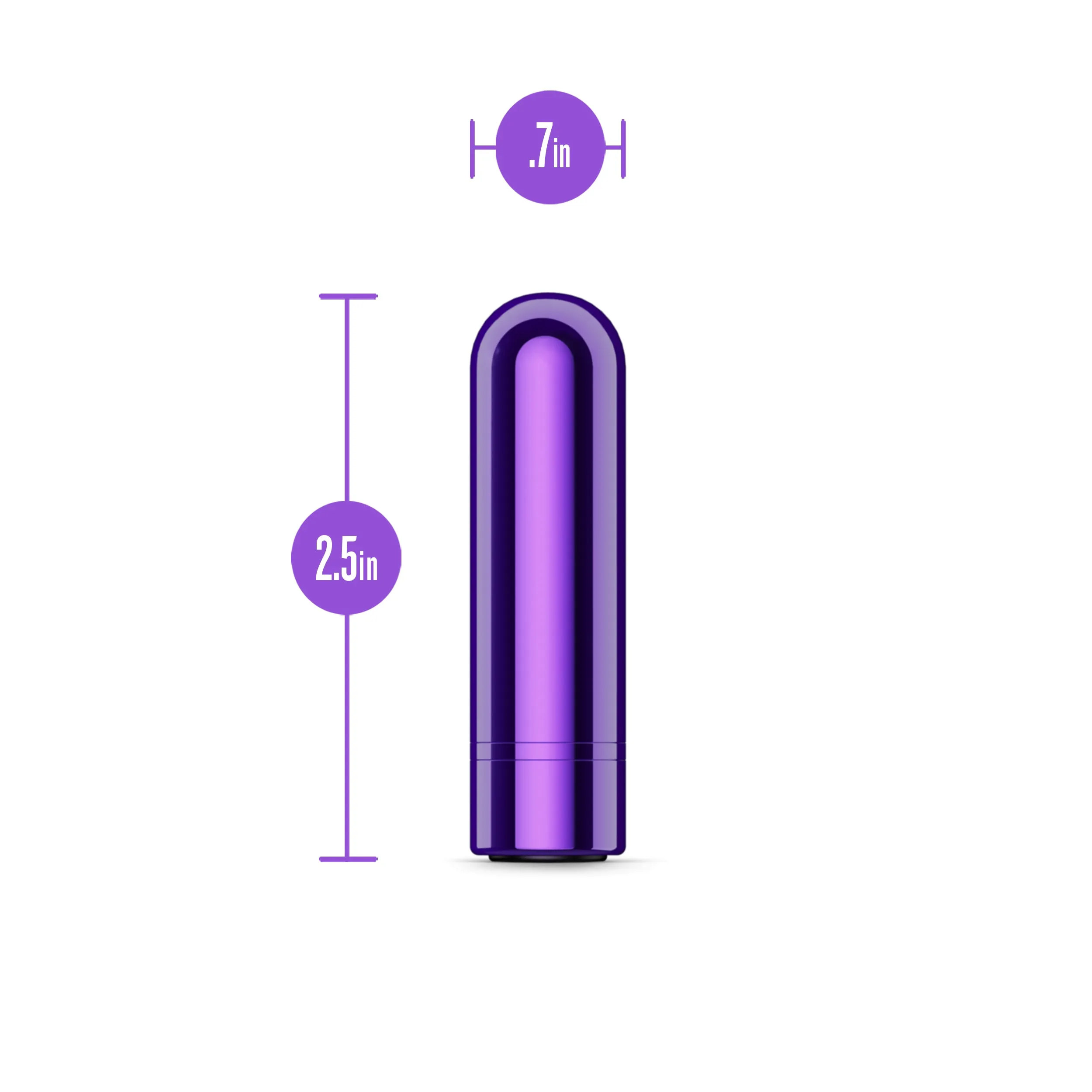 Kool Vibes Rechargeable Mini Bullet - Purple