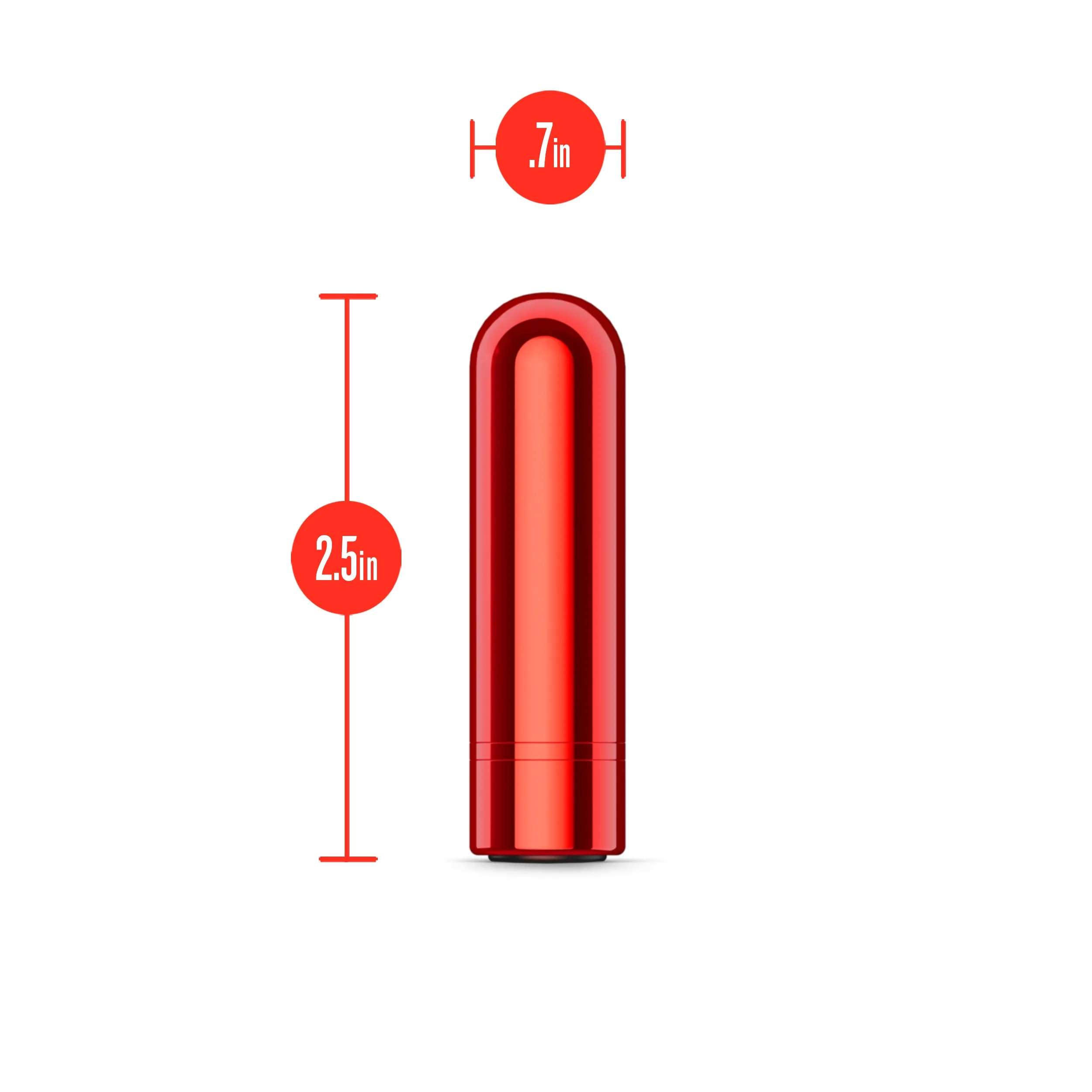 Kool Vibes Rechargeable Mini Bullet - Red
