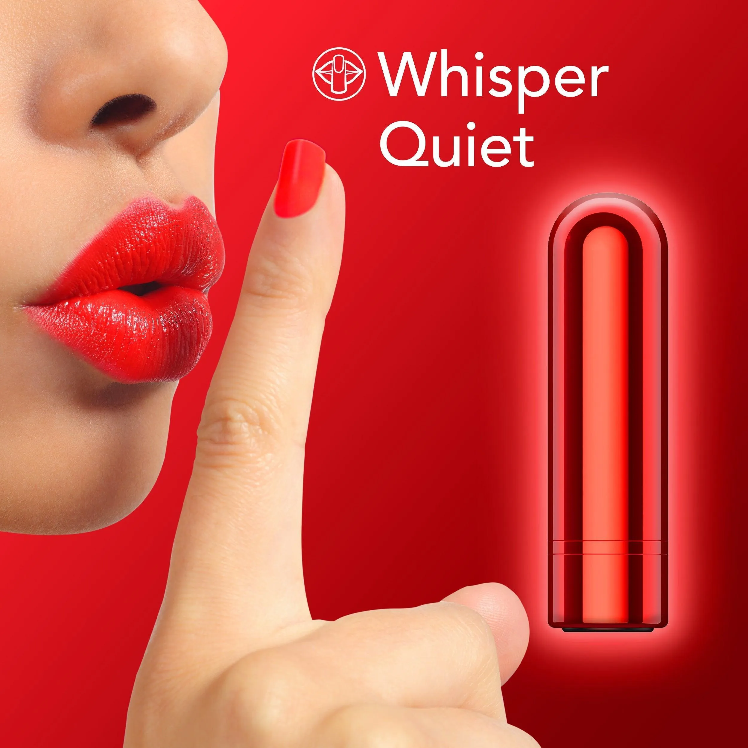 Kool Vibes Rechargeable Mini Bullet - Red