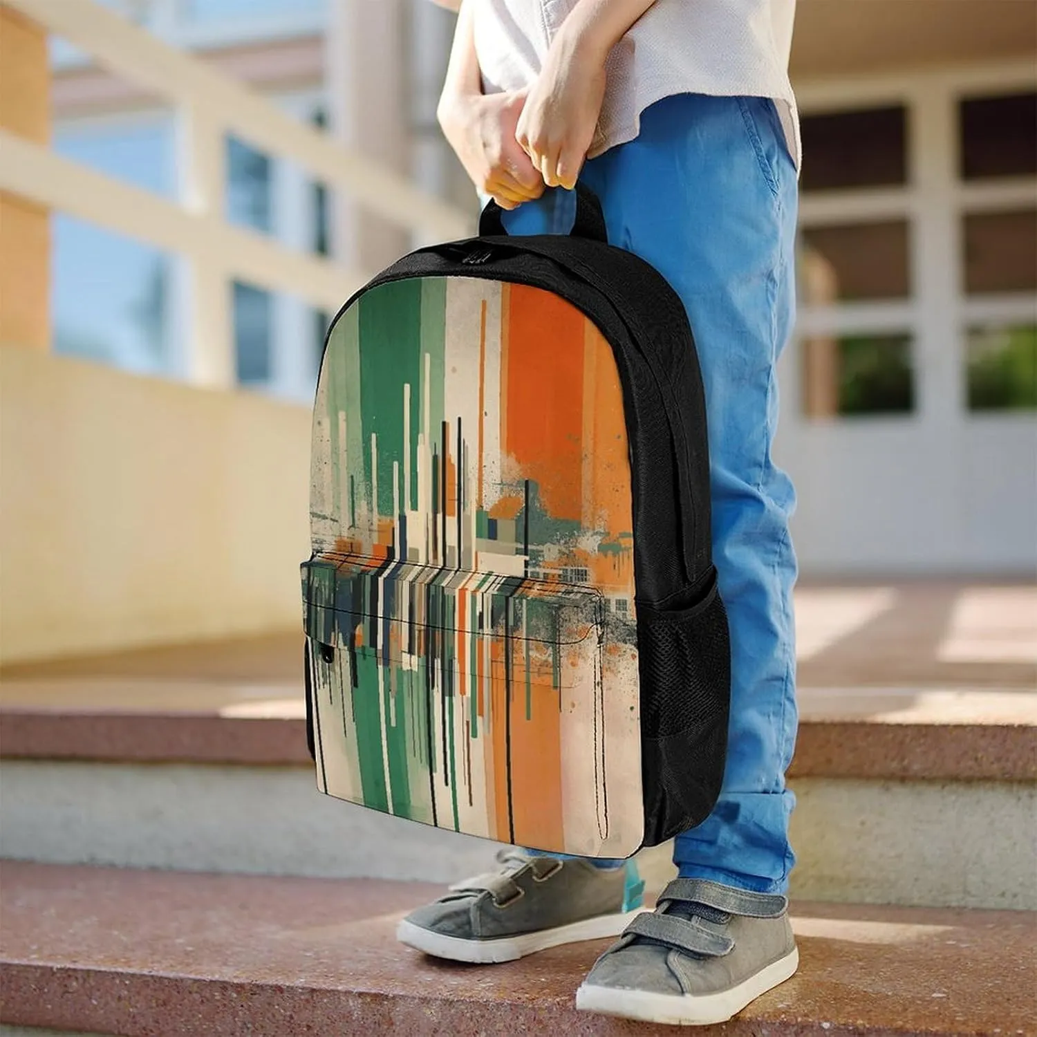 Laptop Backpack for Women Men Daypack Complex Patterns Backpacks Computer Bag Travel Laptop Bag Casual Work Bag