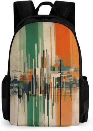 Laptop Backpack for Women Men Daypack Complex Patterns Backpacks Computer Bag Travel Laptop Bag Casual Work Bag