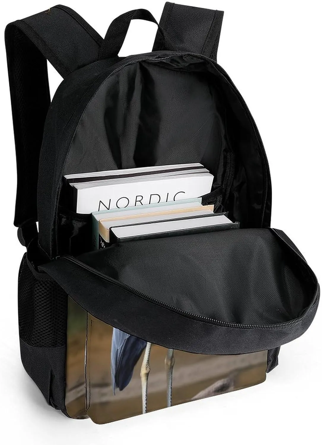 Laptop Backpack for Women Men Daypack Heron Backpacks Computer Bag Travel Laptop Bag Casual Work Bag