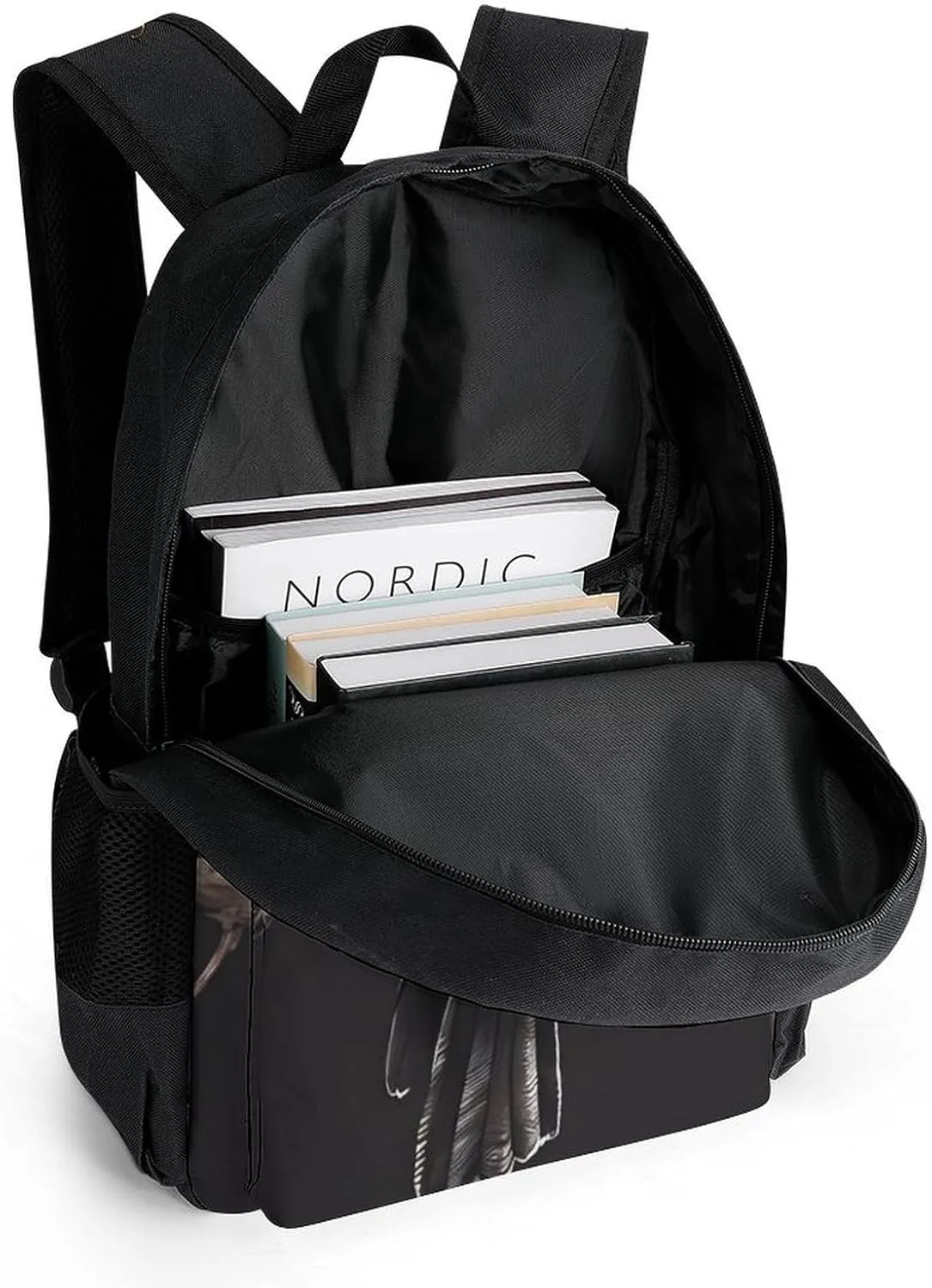 Laptop Backpack for Women Men Daypack Late Night Owl Backpacks Computer Bag Travel Laptop Bag Casual Work Bag