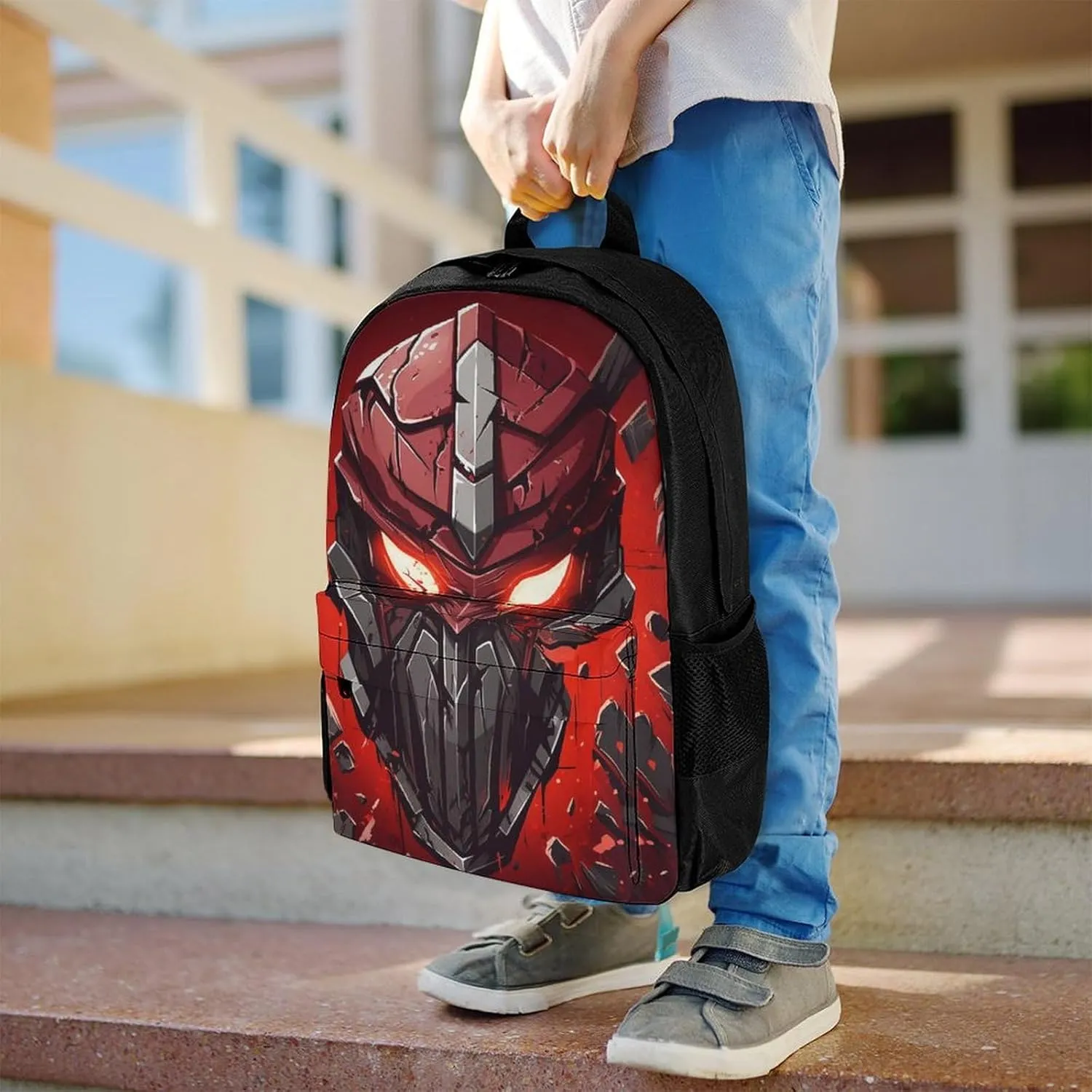 Laptop Backpack for Women Men Daypack Red Helmet Backpacks Computer Bag Travel Laptop Bag Casual Work Bag
