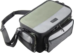 Large Capacity Fishing Tackle Bag MultiPockets Fishing Gear Carrying Bag Outdoor Portable Fishing Shoulders Crossbody Bag