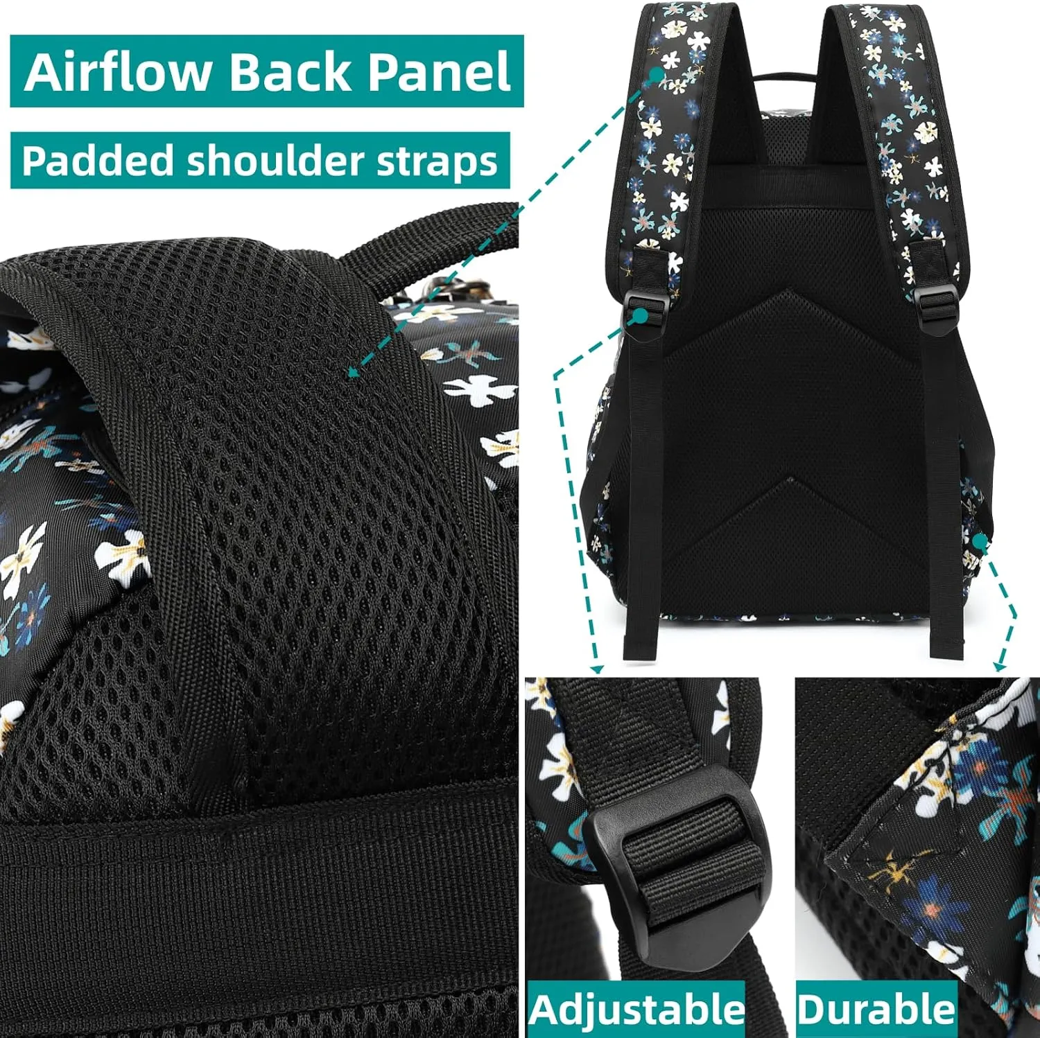 Leaper Pentagram Print Backpack Starry Sky Laptop Backpack Travel Backpack for Women School Backpack for Girls Kids College Backpack Daypack Bookbags Satchel Galaxy Satchel Black