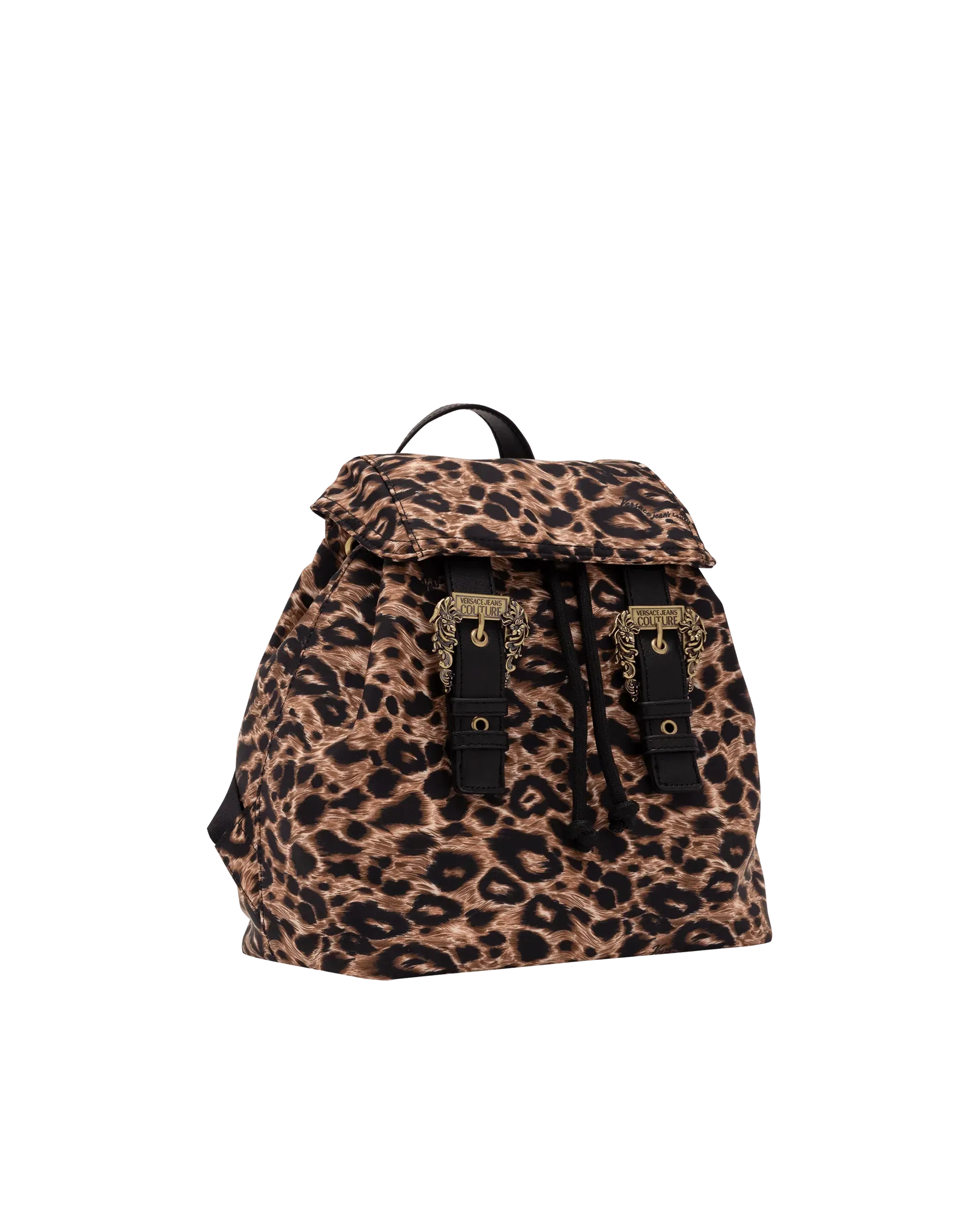 Leopard Printed Medium Backpack