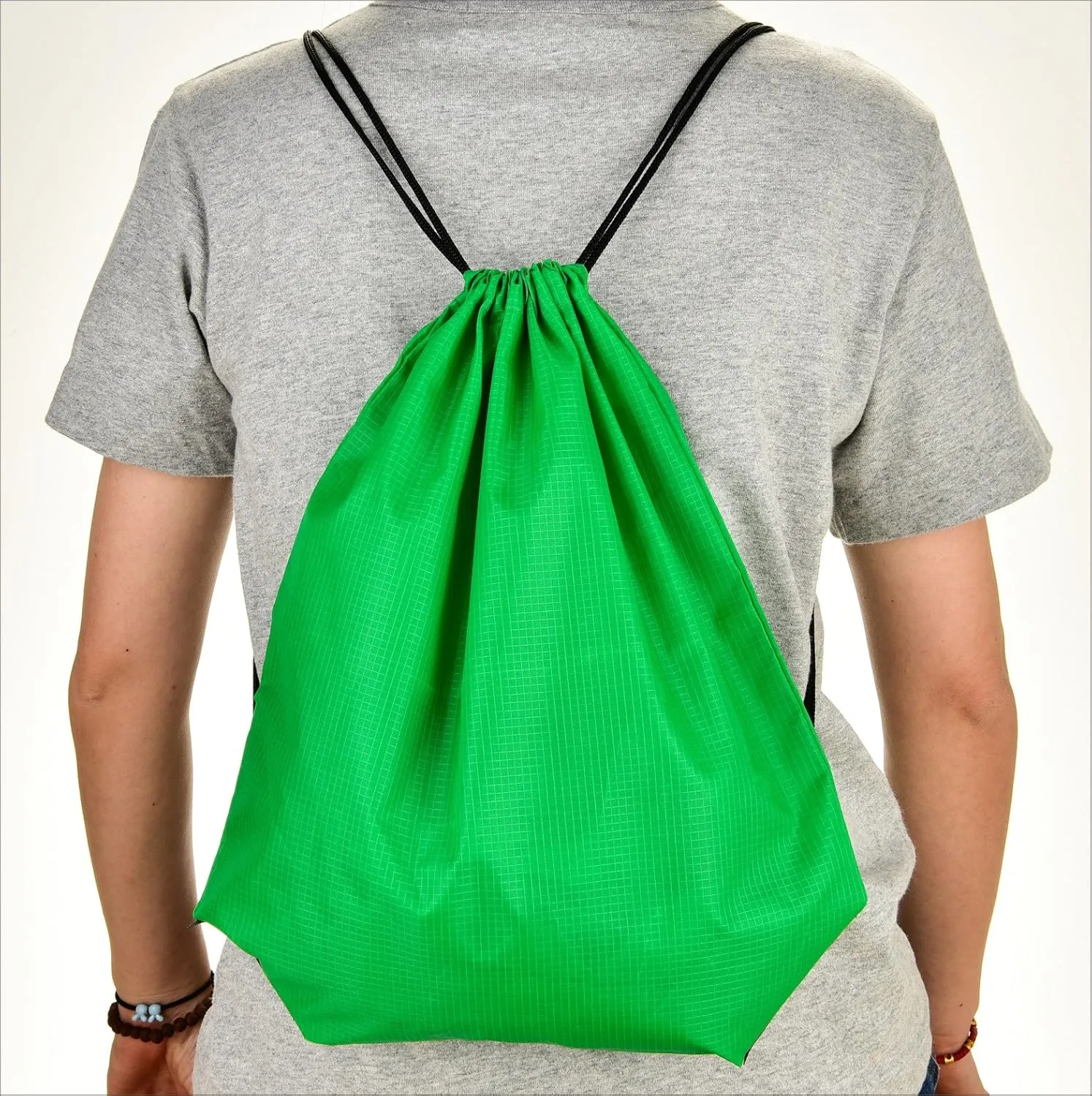 LIHI Bag 10 Pack Ripstop Paty Favor Drawstring Backpack Goody Gift Team Bags