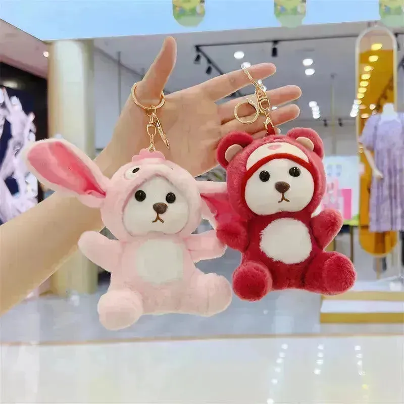 Lina Bear Cosplay Plush Keychain
