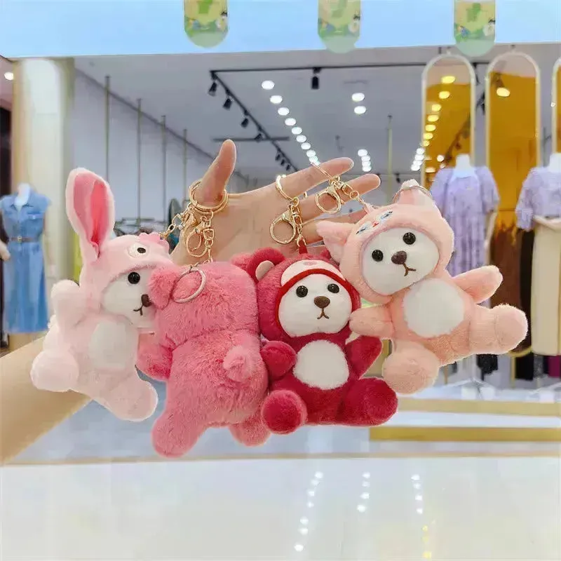 Lina Bear Cosplay Plush Keychain