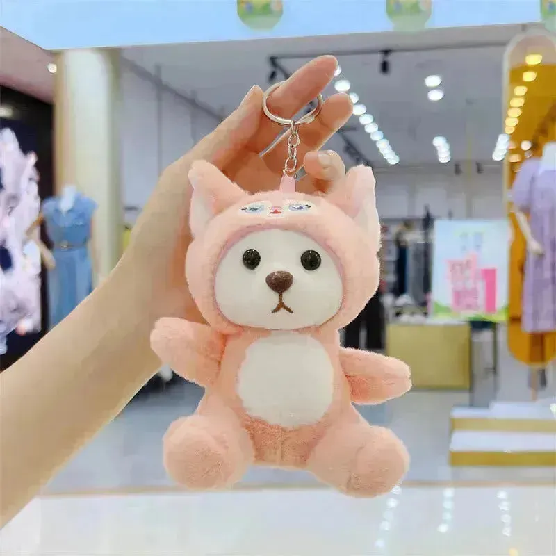 Lina Bear Cosplay Plush Keychain