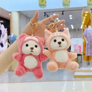 Lina Bear Cosplay Plush Keychain