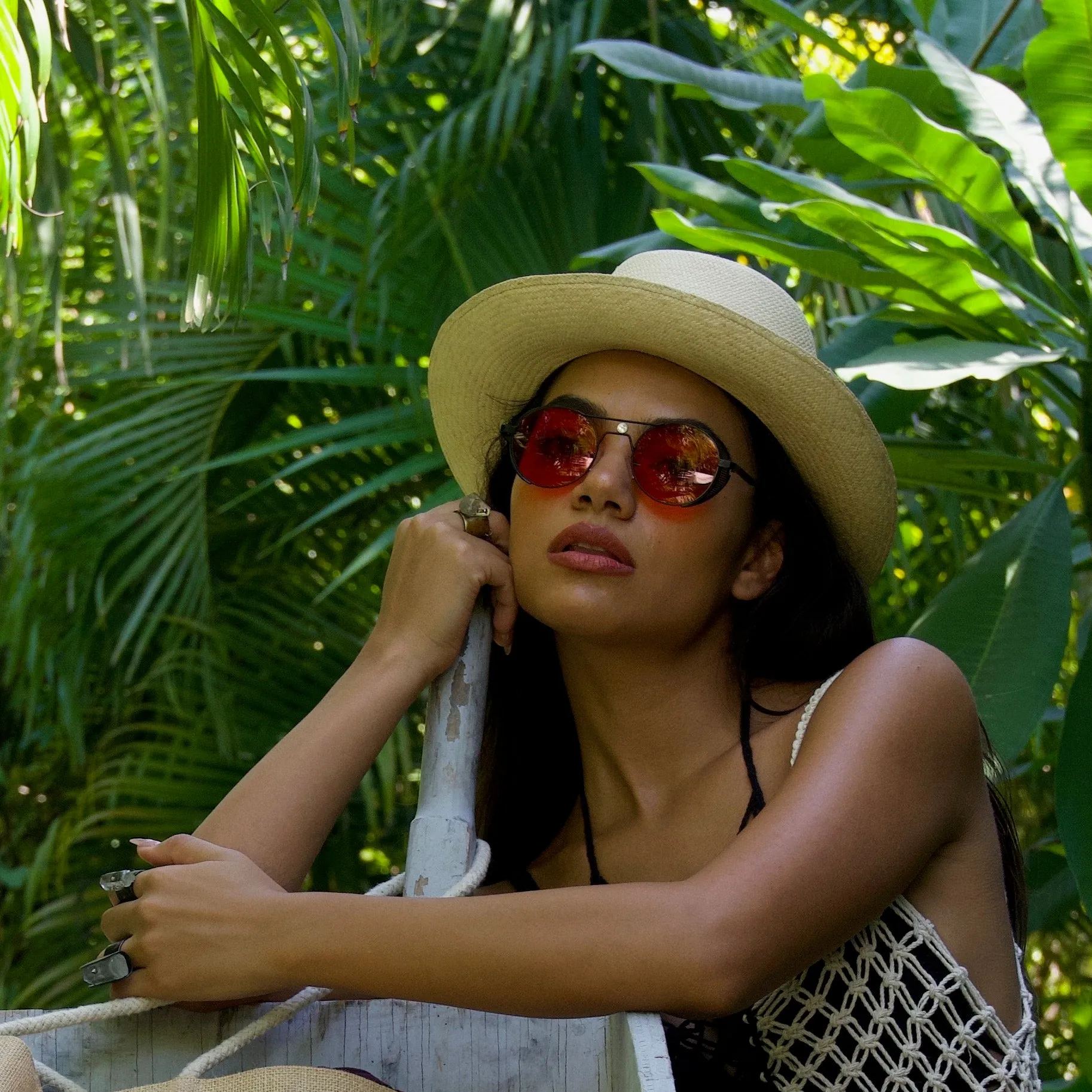 LOLITA HANDMADE PALM HAT
