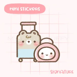 Luggage Planner Sticker/ Travel