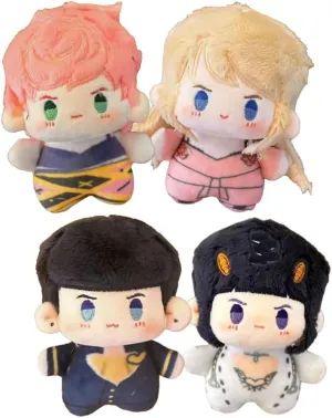 LUNK Anime Bruno Buccellati Plush Figure 3.9Inch Higashikata Josuke/Trish Una Stuffed Soft Pillow Home Decoration Keychain Pendant