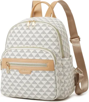 Makes Backpack Purse for Women PU Leather Travel Satchel Handbag Convertible Design Bag with Purse 2 Piece