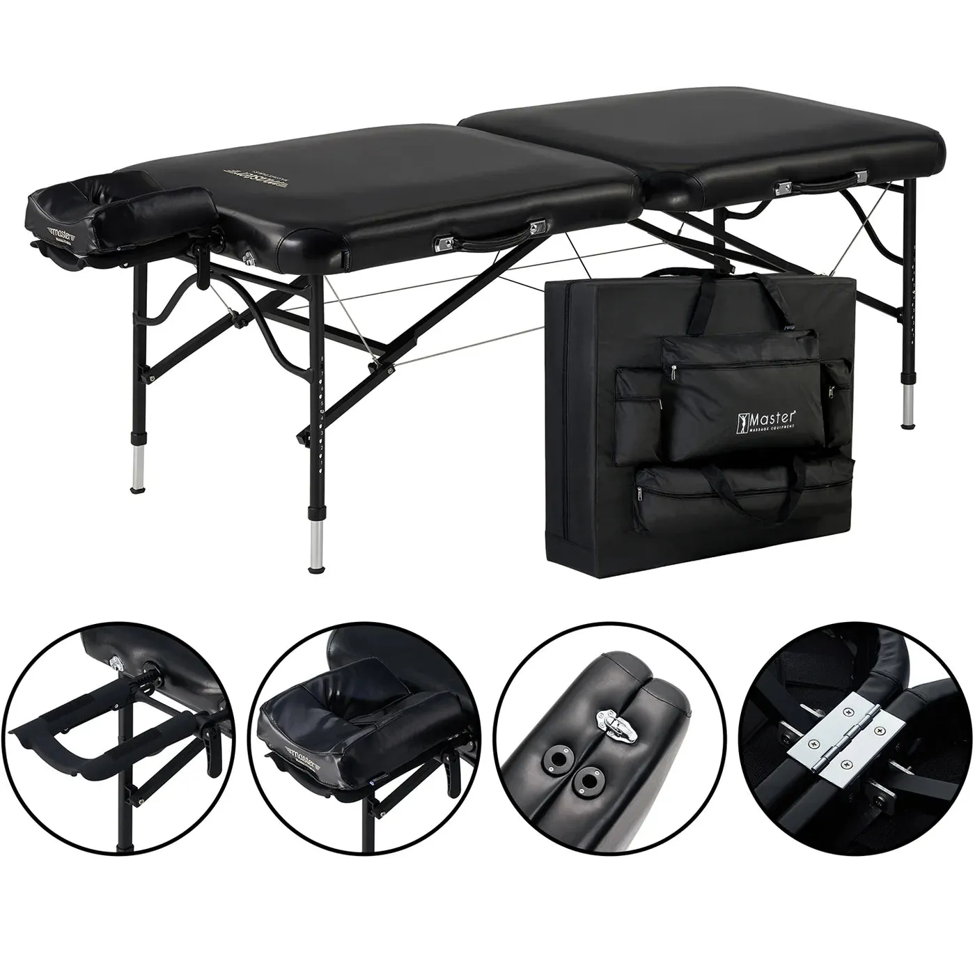 Master Massage STRATOMASTER™ Portable Massage Table Package with NanoSkin™ (76cm Wide)