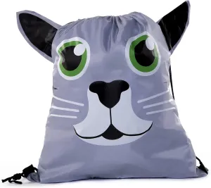 Mato & Hash Party Favor Bags for Kids | Animal Drawstring Backpacks, Goodie Bags for Birthday Parties and More