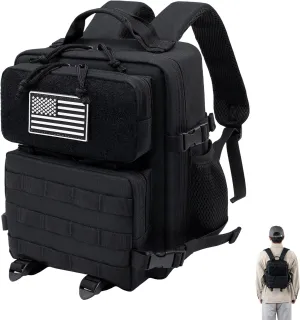Mini10L Tactical Backpack For Women Durable Travel Hiking Small Gym Backpacks Sport Bag for Men Molle Military Daypack Assault EDC Bag Black