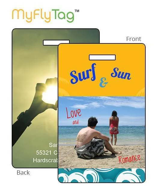 MyFly Personalized Luggage Tag - Horizontal