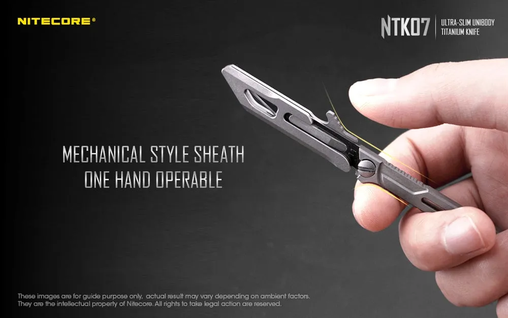 Nitecore NTK07 Titanium Knife