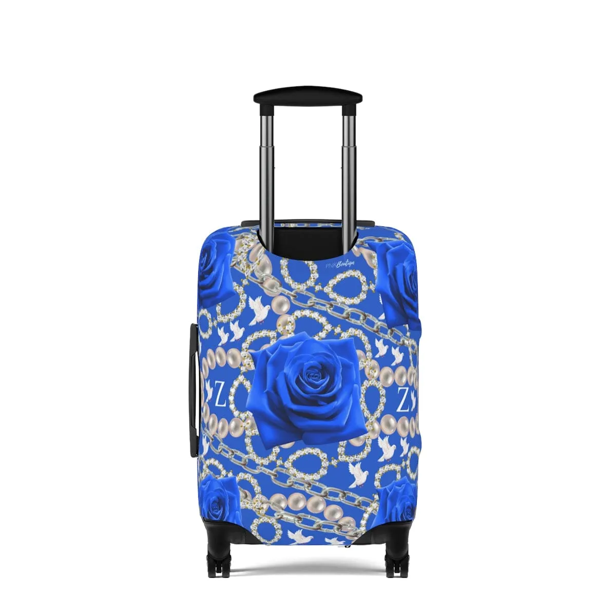 Pearls and Dove Custom Luggage Cover