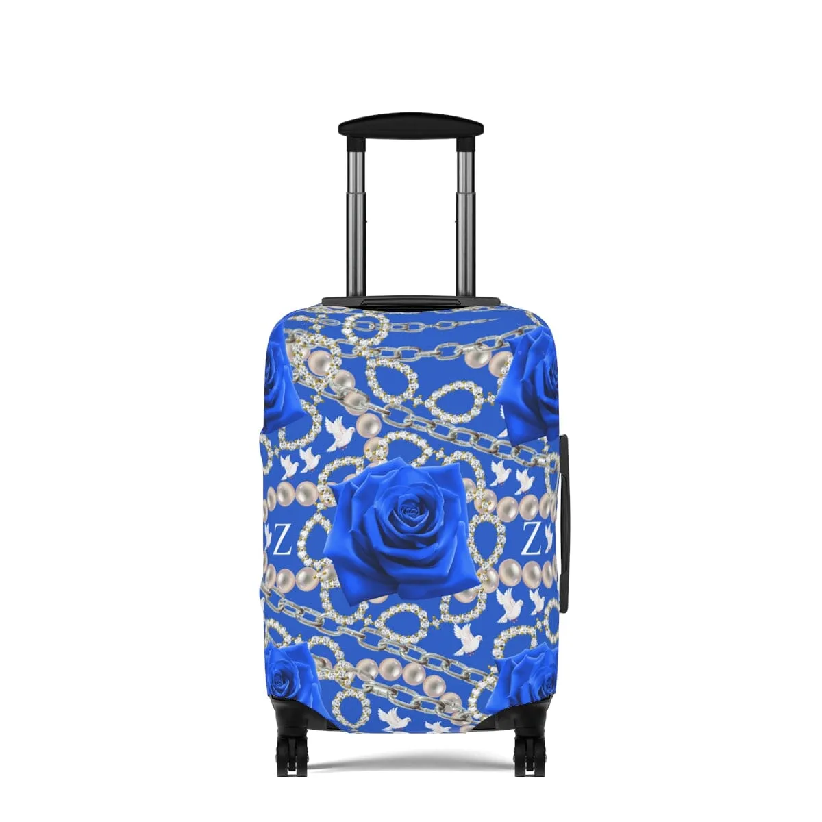 Pearls and Dove Custom Luggage Cover