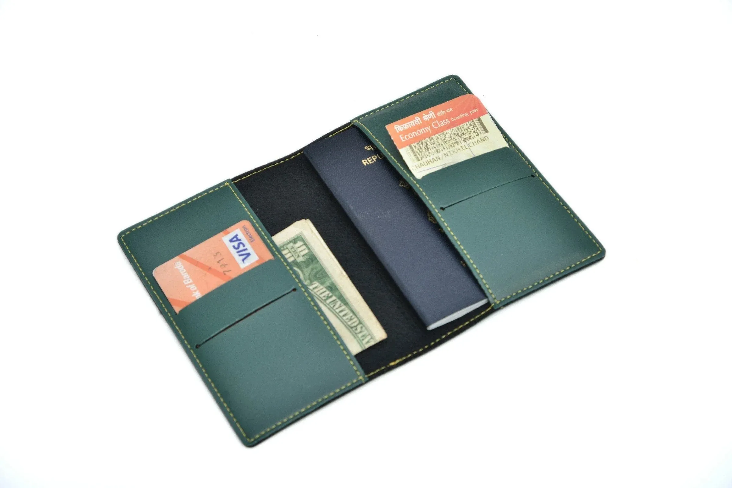 Personalized Frequent Traveller Combo (3 pcs) - Olive Green