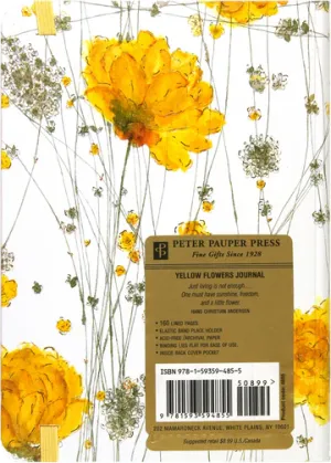 Peter Pauper Press Artisan Journals | YELLOW FLOWERS