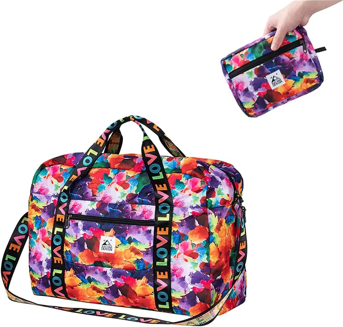 PLAY KING Travel Bag Foldable Travel Duffel Bag Luggage Bag for Women