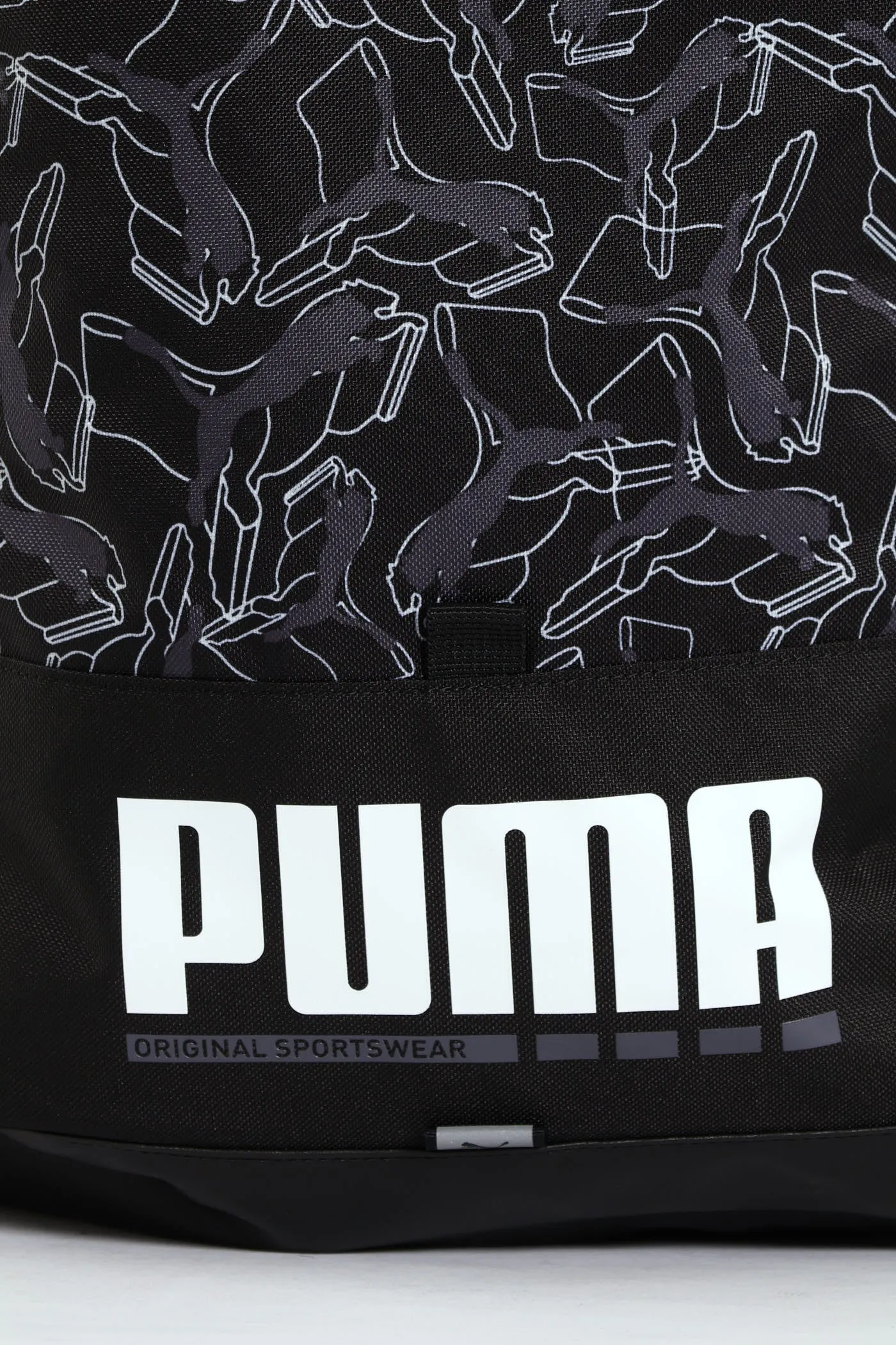Plus Print Backpack - Black