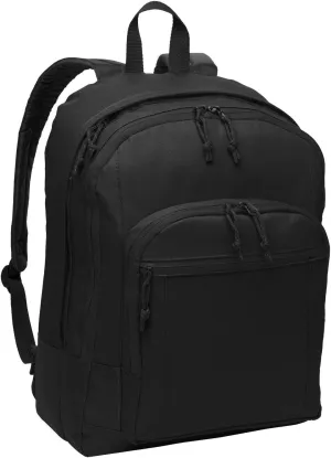 Port Authority Basic Backpack. BG204, Black, OSFA