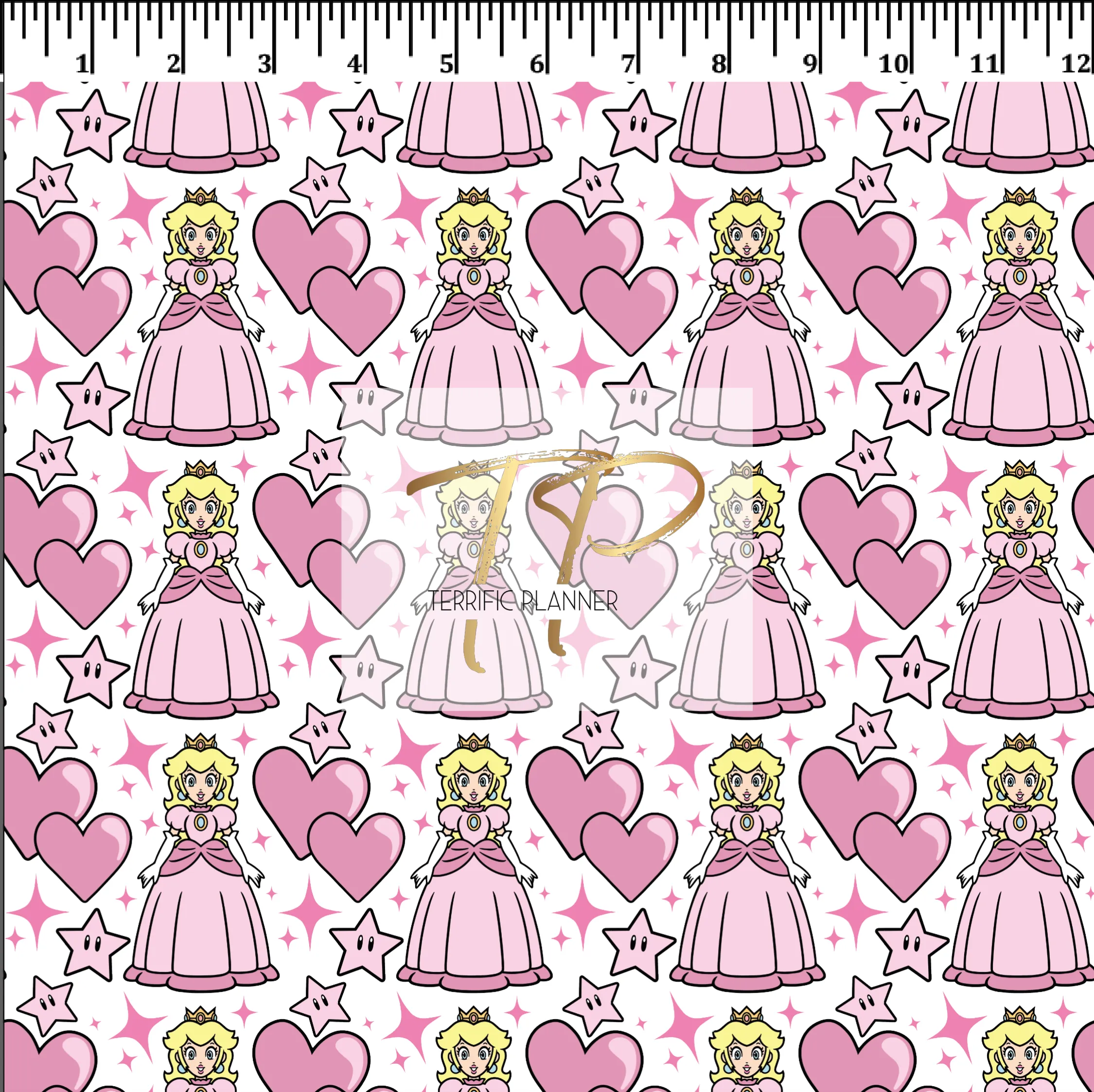 Princess Peach Clear Vinyl - READY TO SHIP