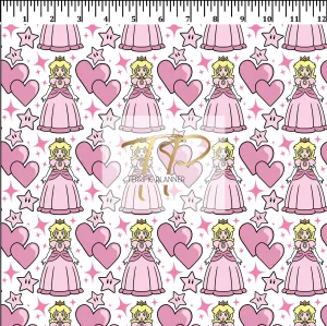 Princess Peach Clear Vinyl - READY TO SHIP
