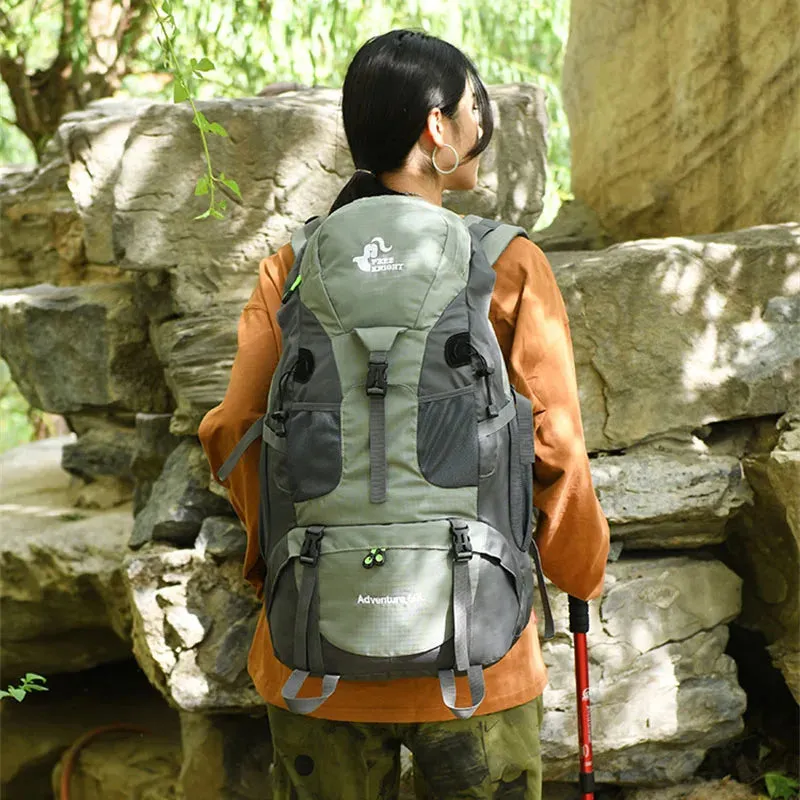 Professional Outdoor Mountaineering  50L Bag Hiking Backpack Sports Men's Women's Large Capacity Rucksack Light Camping Travel