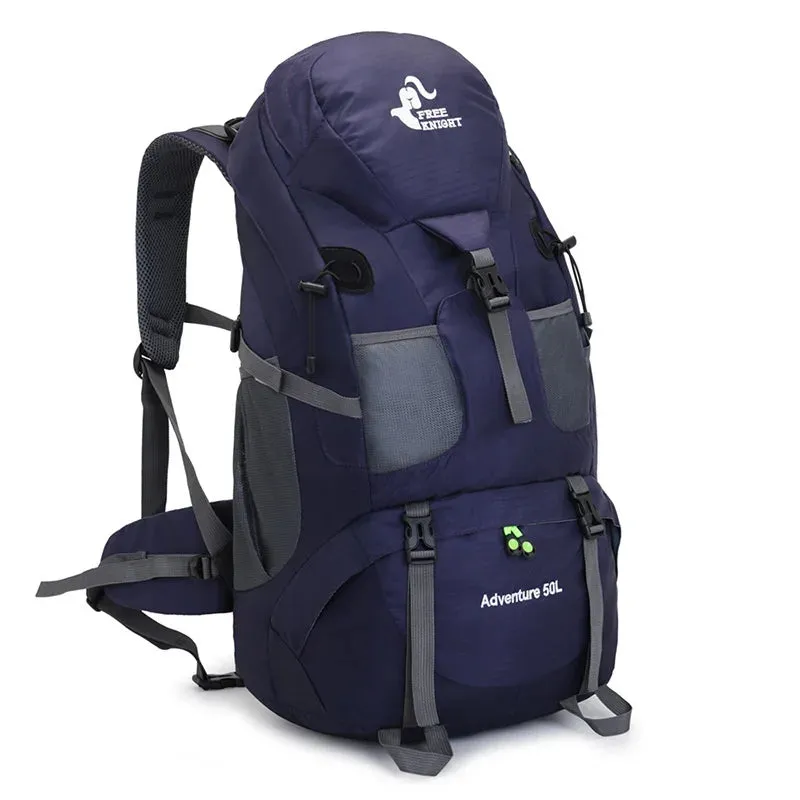 Professional Outdoor Mountaineering  50L Bag Hiking Backpack Sports Men's Women's Large Capacity Rucksack Light Camping Travel