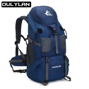 Professional Outdoor Mountaineering  50L Bag Hiking Backpack Sports Men's Women's Large Capacity Rucksack Light Camping Travel
