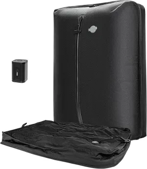 Professional Vacuum Storage Bag for Travel,Reusable Vacuum Compression Space Saving Bag with Wireless Vacuum pump,IP67 vacuum backpack travel for Clothes,Suitcase,Backpack&Carry(1pc pump)