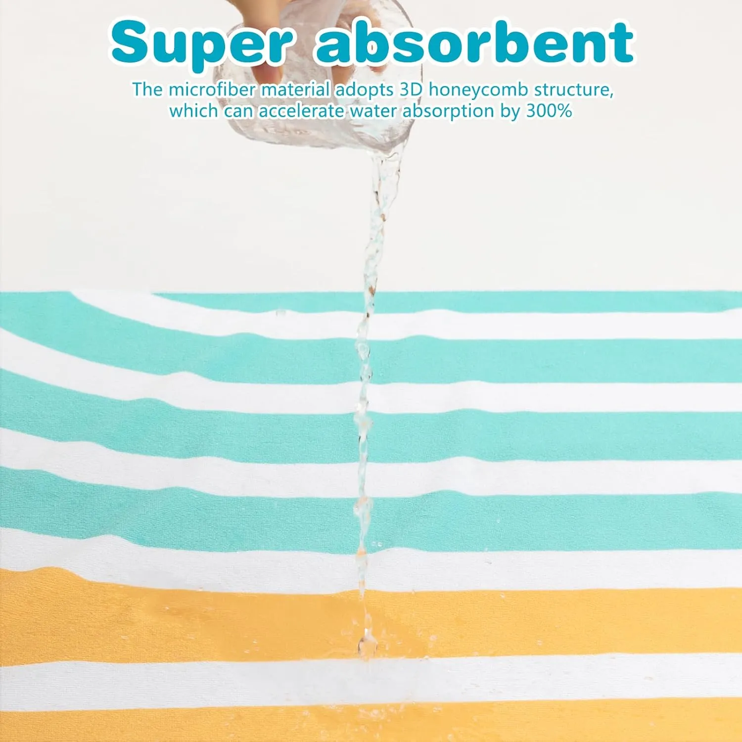 PY SUPER MODE Beach Towel - 75 x 35 inches Quick Dry Microfiber Beach Towels Oversized, Lightweight Soft and Absorbent Bath Towel Suitable for Swimming Camping for Adults