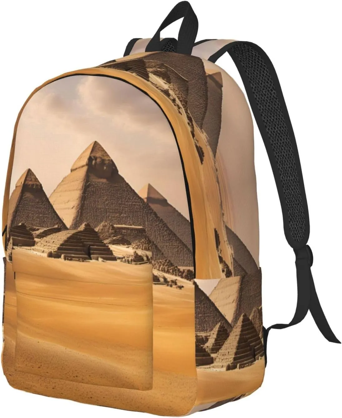 Pyramids of Egypt print Hiking Backpack Casual Daypack Outdoor Travel Backpacks Bookbag for Men Women Adult