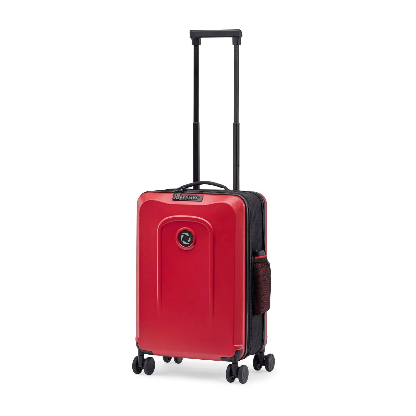 Red foldable carry on trolley senz° foldaway carry on trolley passion red